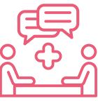 人目を気にせず相談できる