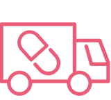 自宅に薬が届く安心感